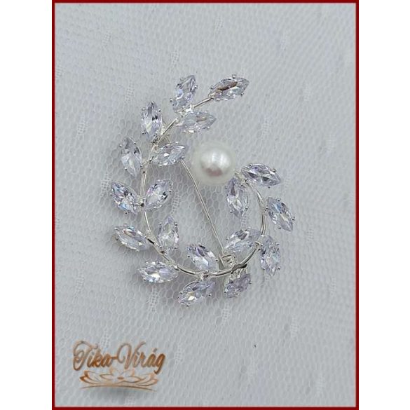 CIRKÓNIA KÖVES BROSSTŰ 5X4 cm 