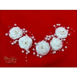 Virágos-fejdísz BEIGA-190703.