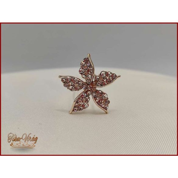 Gold-Rose strasszköves hajtű BEIGC-15921.