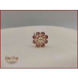 Gold-Rose strasszköves hajtű gyönggyel BEIGC-180510.