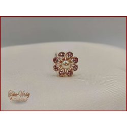 Gold-Rose strasszköves hajtű gyönggyel BEIGC-180510.