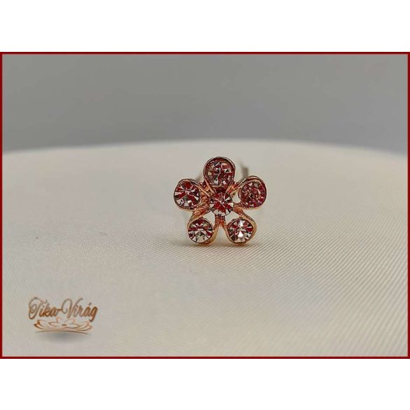 Gold-Rose strasszköves hajtű BEIGC-190707.