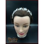 Virágos-gyöngyös hajráf BENQR-190503.g.