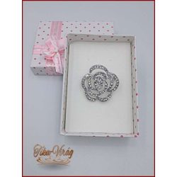 Brosstű Díszdobozban Virág 