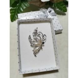 Brosstű Díszdobozban Lepkés 