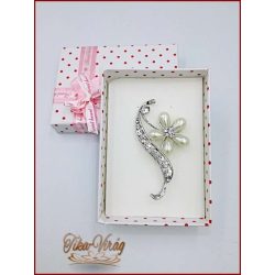 Brosstű Díszdobozban Virág 