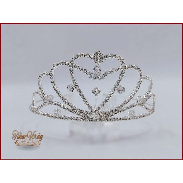 Tiara Cirkónia kövekkel díszítve CACHQ-21702.