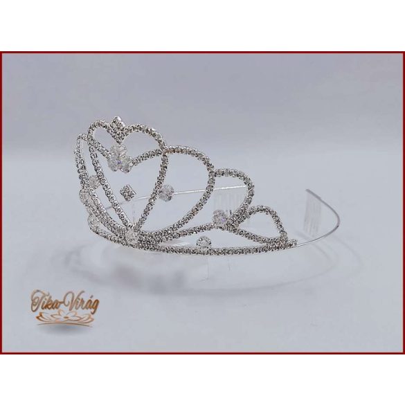 Tiara Cirkónia kövekkel díszítve CACHQ-21702.