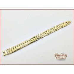 Arany színű nemesacél karkötő 