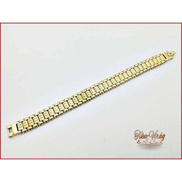 Arany színű nemesacél karkötő 