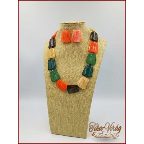 Divat-ékszer-szett NARANCS 