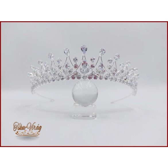 Cirkónia köves diadém CALNC-02/EN.G.