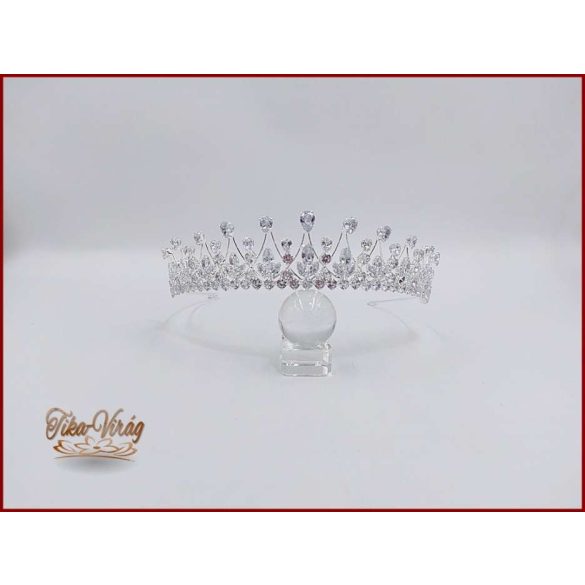 Cirkónia köves diadém CALNC-02/EN.G.