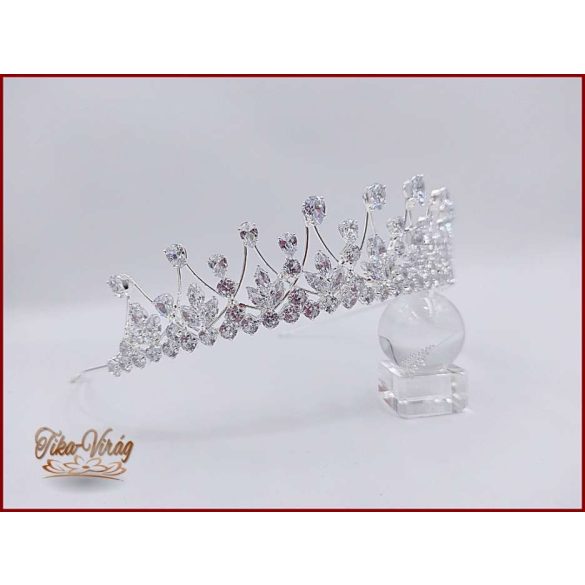 Cirkónia köves diadém CALNC-02/EN.G.