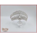 Dupla soros, belógó köves, nagy félkorona CALNC-123601.