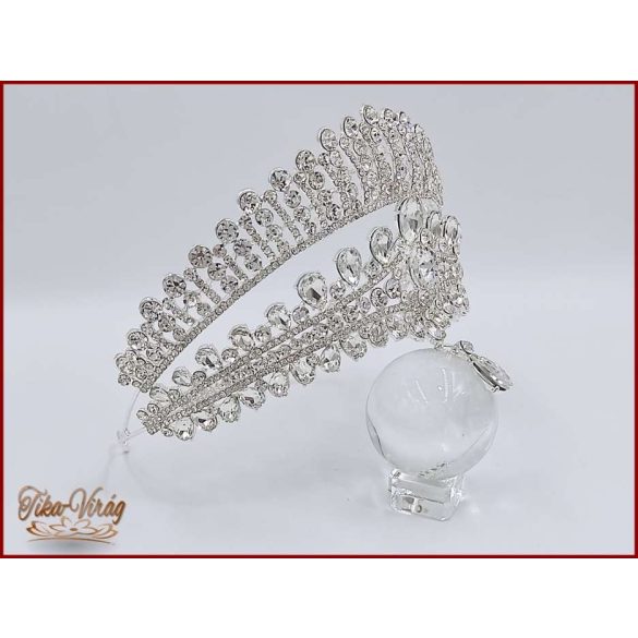 Dupla soros, belógó köves, nagy félkorona CALNC-123601.