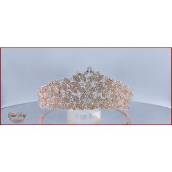   Gold-rose Korona Cirkónium kövekkel díszített CALNC-190702.gr.