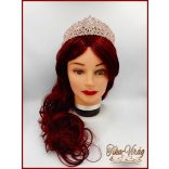 Gold-rose Korona Cirkónium kövekkel díszített CALNC-190702.gr.