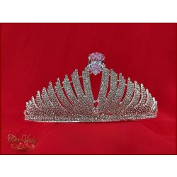 Korona cirkónia kövekkel díszített CALNC-20101.