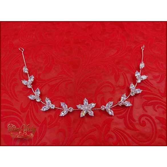 STRASSZOS HAJDÍSZ CIRKÓNIUM KÖVES CALNC-22401.