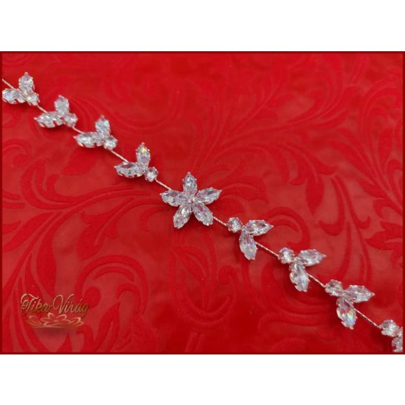 STRASSZOS HAJDÍSZ CIRKÓNIUM KÖVES CALNC-22401.