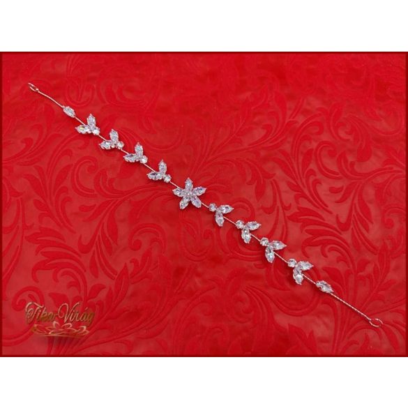 STRASSZOS HAJDÍSZ CIRKÓNIUM KÖVES CALNC-22401.