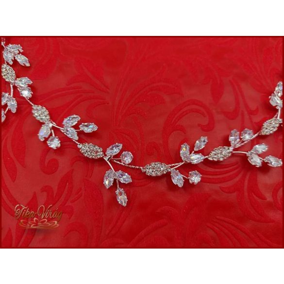 STRASSZOS HAJDÍSZ CIRKÓNIUM KÖVES CALNC-22402.