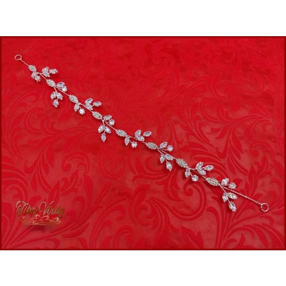 STRASSZOS HAJDÍSZ CIRKÓNIUM KÖVES CALNC-22402.