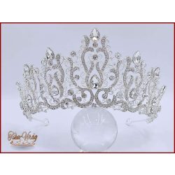 Köves, strasszos félkorona CALNC-23607