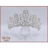 Köves, strasszos félkorona CALNC-23607