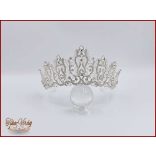 Köves, strasszos félkorona CALNC-23607