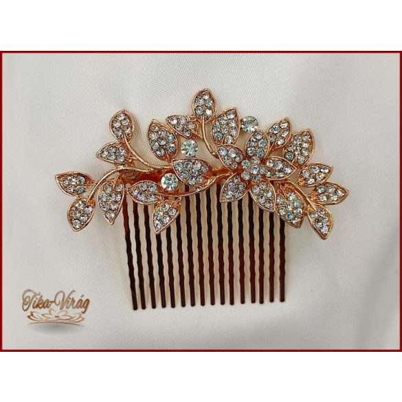 Rose Gold Strasszos Kontytű CARCI-20106.