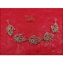 Strasszos hajdísz aranyszínű CARCI-21704.