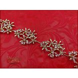 Strasszos hajdísz aranyszínű CARCI-21704.