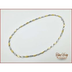 Arany-ezüst színű nemesacél nyaklánc 