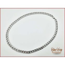 Ezüst színű nemesacél nyaklánc 