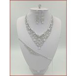 Cirkónia ékszer-szett 4:1-ben D4992-180312.