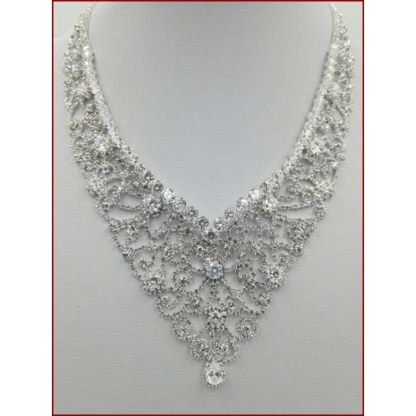 Cirkónia ékszer-szett 4:1-ben D4992-180312.