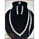 Cirkónia ékszer-szettek 4:1-ben D4992-180802.