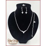 Cirkónia ékszer-szettek 4:1-ben D4992-180803.