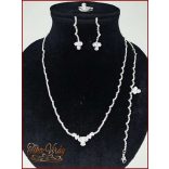 Cirkónia ékszer-szettek 4:1-ben D4992-180803.