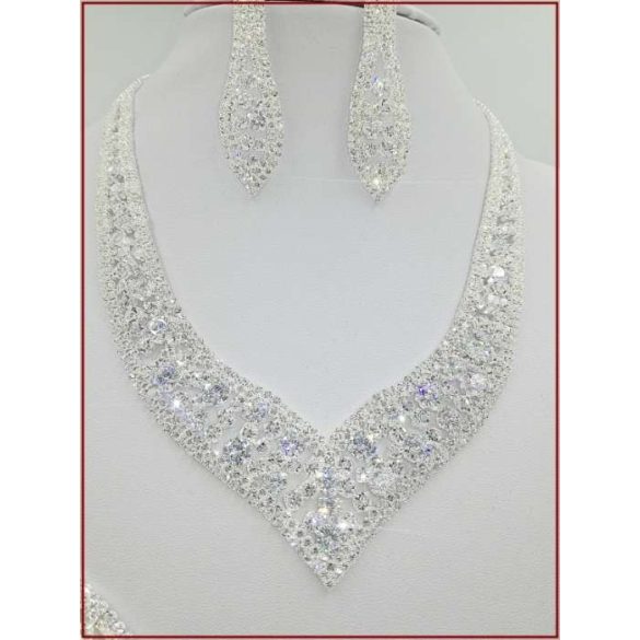 Cirkónia ékszer-szett 4:1-ben D4992-180912.