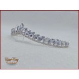 Menyasszonyi diadém cirkonia kövekkel