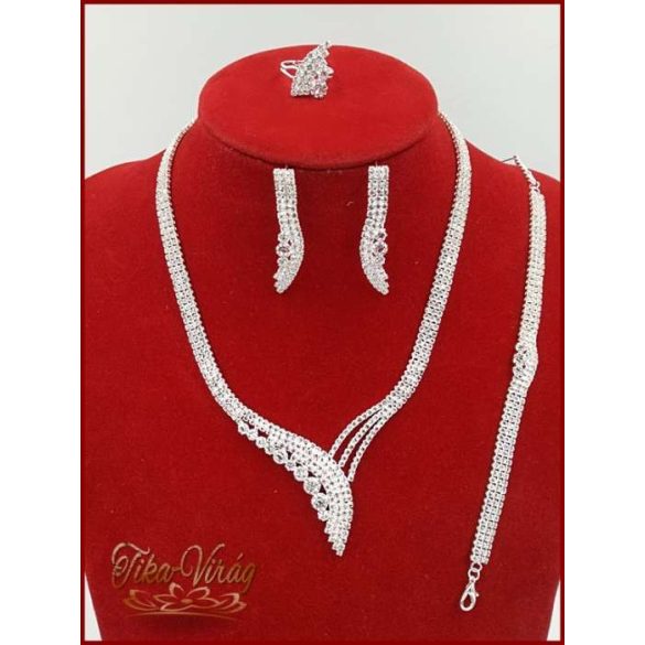 Cirkónia ékszer-szettek 4:1-ben DANNH-190509.