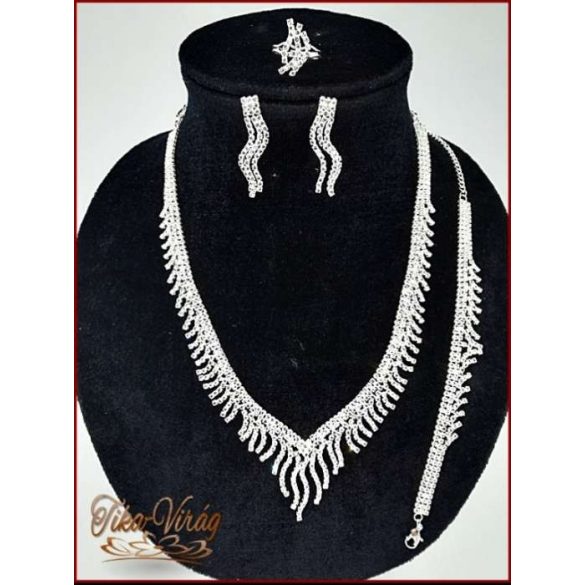 Cirkónia ékszer-szettek 4:1-ben DANNH-190510.