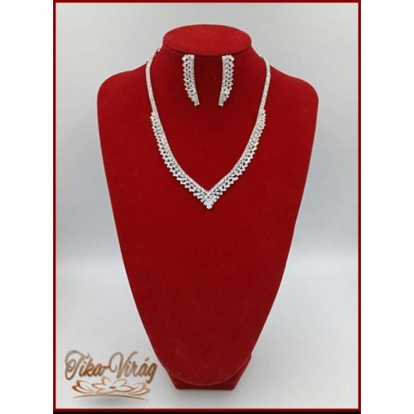 NYAKÉK SZETT CIRKÓNIA- KRISTÁLY-KÖVEKKEL ÉS KRISTÁLY-STRASSZAL DANNH-191004.