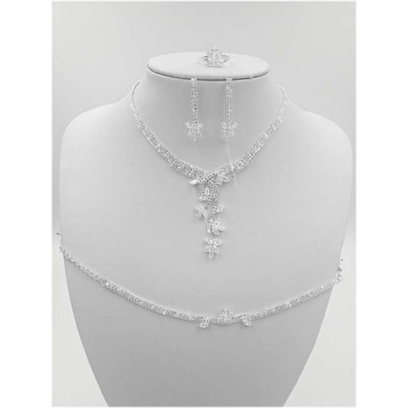 Cirkónia ékszer-szett 4:1-ben DANNH-21601