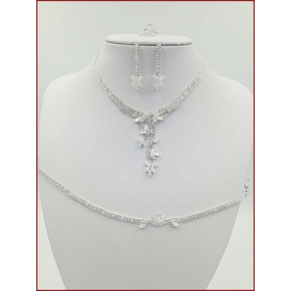 Cirkónia ékszer-szett 4:1-ben DANNH-21601