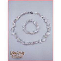 TENYÉSZTETT-GYÖNGY NYAKLÁNC SZETT 