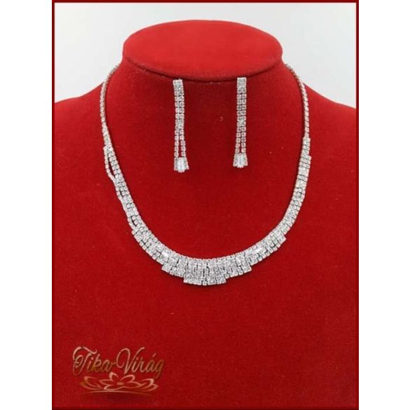 NYAKÉK SZETT CIRKÓNIA KÖVEKKEL DLGGL-191005.